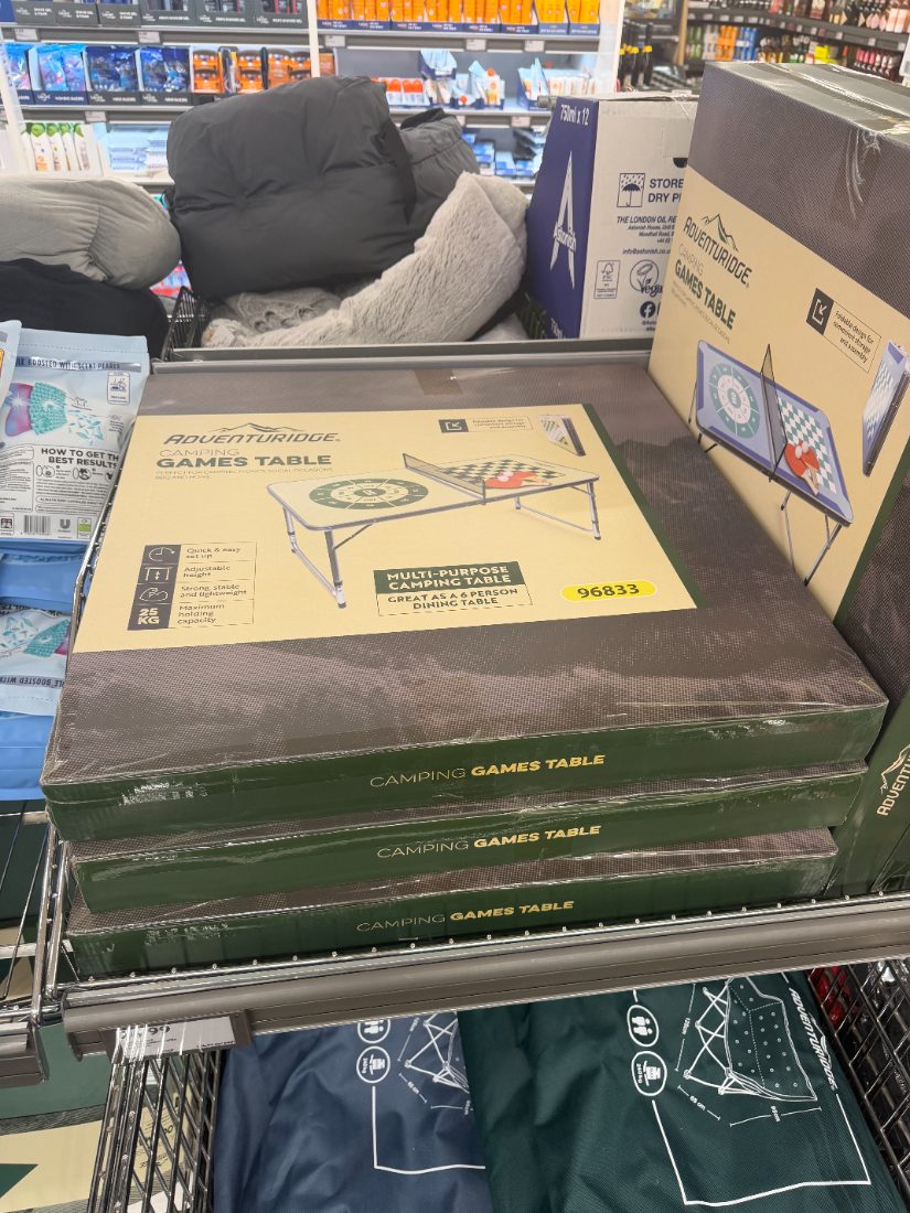 Aldi summer camping range